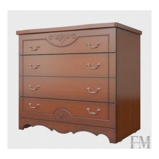 Комод «Лотос», орех